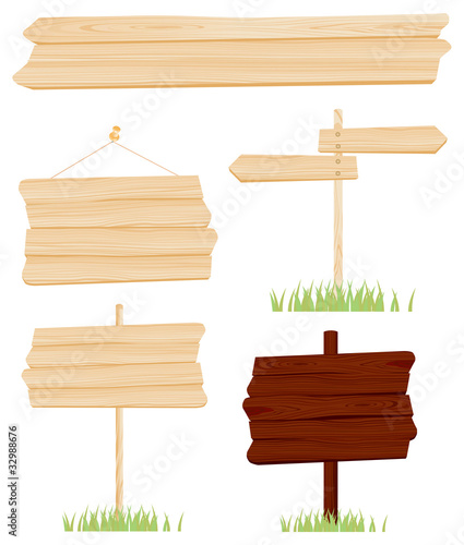 Eco 木目 看板 Stock Vector Adobe Stock