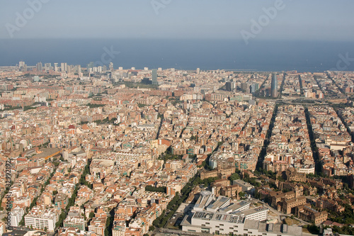 Plakat na papierze fotorealistycznym Barcelona