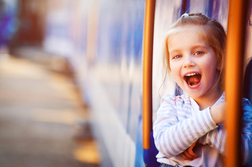 Cheerful little girl