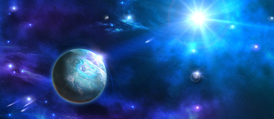 Wall Mural - planet light