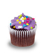 cupcake over white background