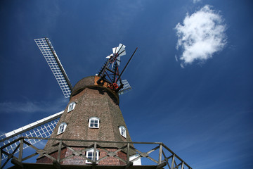 Wall Mural - ancient wind mills