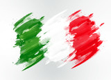 Fototapeta  - bandiera italiana