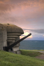 Bunker On The Coastline, Gold Beach..