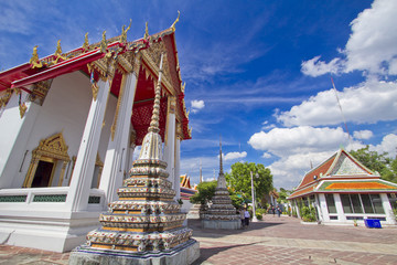 Pagoda in blue sky