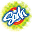 © letterstock - soda logotype, hand lettering (vector)