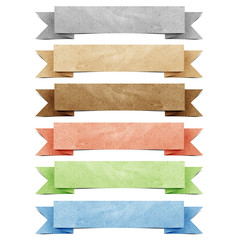 Wall Mural - header origami tag recycled paper craft