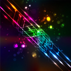 Poster - Abstract Background Vector