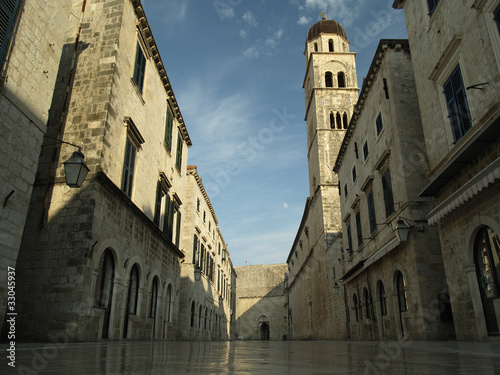 Plakat na papierze fotorealistycznym Stary dubrovnik