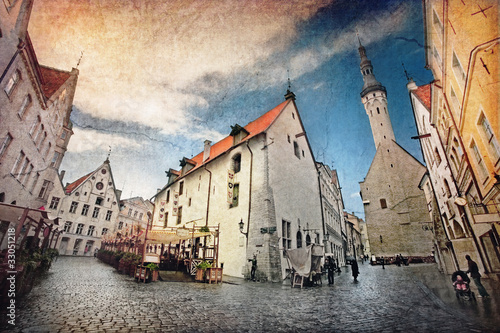 Fototapeta na szkło Stare Miasto