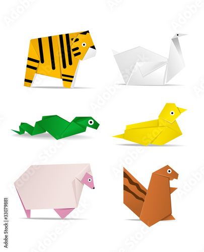 Origami Animals Buy This Stock Vector And Explore Similar