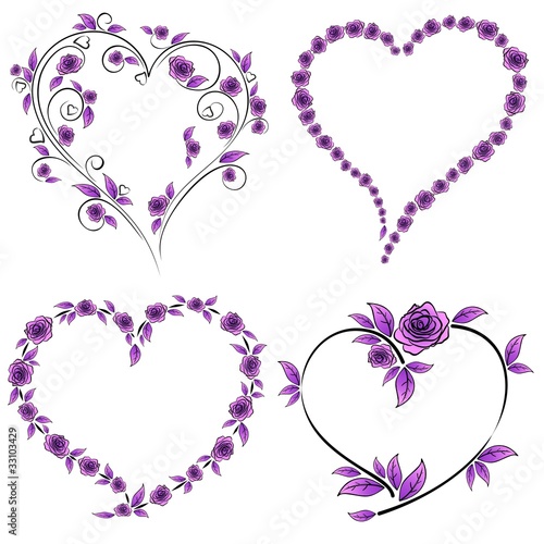 Cuore E Rose Tatuaggio Heart And Roses Tattoo Vector Buy This Stock Vector And Explore Similar Vectors At Adobe Stock Adobe Stock