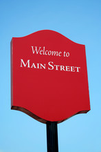 Welcome To Main Street Sign
