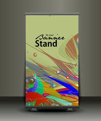 stand banner template