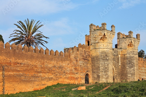 Plakat na papierze fotorealistycznym Chellah - rzymskie budynki w Maroku, rabat