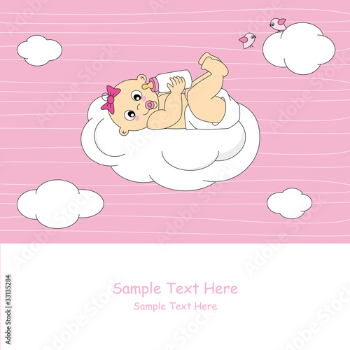 Bebe Sobre Una Nube Stock Vector Adobe Stock Bebe Sobre Una Nube Stock Vector Adobe Stock