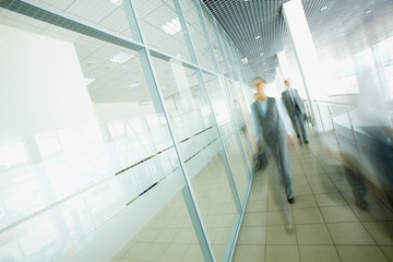 Wall Mural - Businesspeople walking