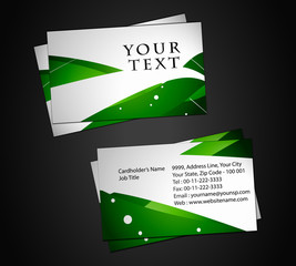 Canvas Print - business card