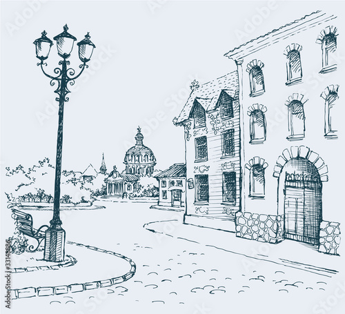 Tapeta ścienna Krajobraz architektoniczny