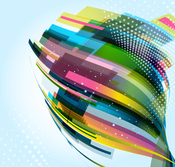 Poster - Abstract Background Vector