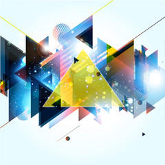 Poster - Abstract Background Vector