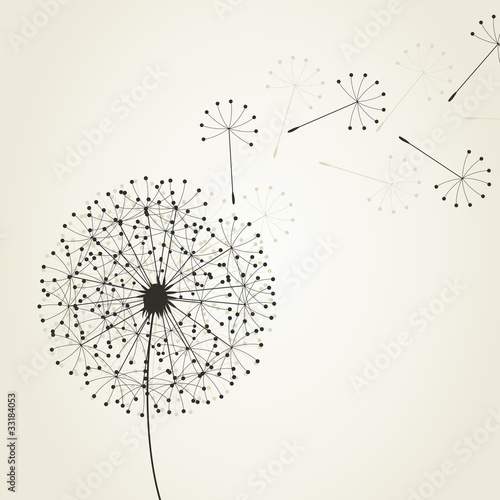 Plakat na papierze fotorealistycznym Dandelion4