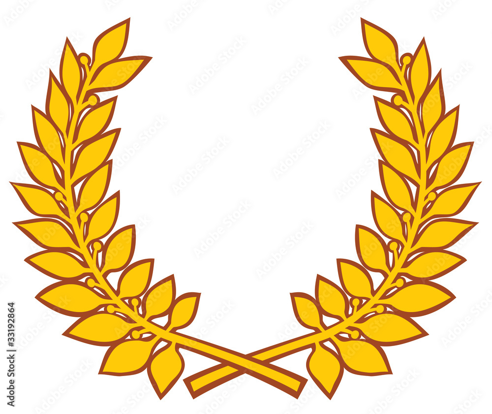 Laurel wreath vector Stock Vector | Adobe Stock