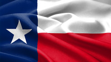 Texas State Lone Star American Flag Fold