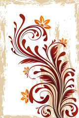 Wall Mural - Floral Background