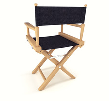 Flim Industry: Back View Of Directors Chair