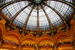 Inside the Lafayette luxury shopping mall in Paris