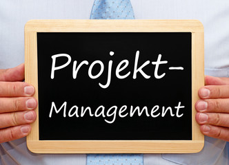 Poster - Projekt Management oder Projektmanagement