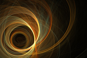 Wall Mural - abstract and futuristic fractal background