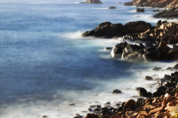 Canvas Print - Wonderful Colors of the Corsica Sea