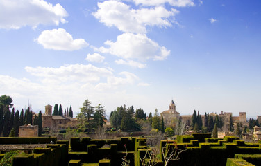 Sticker - Alhambra - Granada - Analusien - Spanien