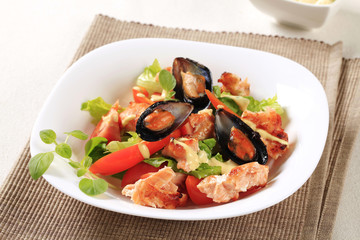 Poster - Seafood salad