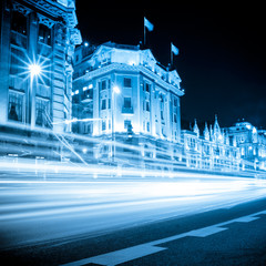 Poster - the light trails on the bund