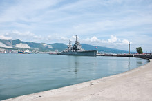 Cruiser Mikhail Kutuzov In Novorossiysk