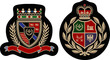 fashion royal badge set