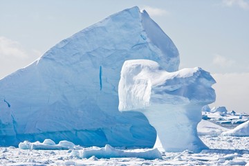 Wall Mural - .antarctic iceberg