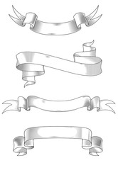 Wall Mural - medieval ribbons