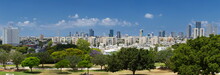 High Resolution Panorama View Of Tel Aviv.