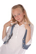 © mariesacha - portrait fillette 9 ans en jeans