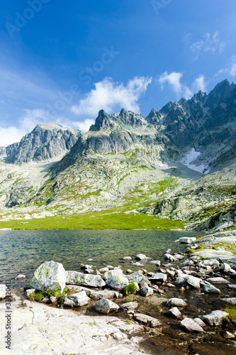 Board z aluminiowym obramowaniem Pięć spisów, wysokie tatry (vysoke tatry), słowacja
