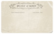 Antique postcard in vector - with place for your text or photo