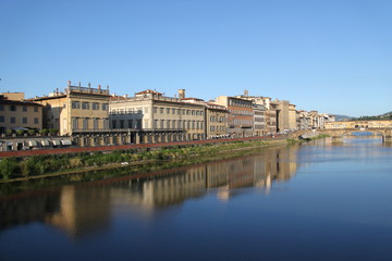 Sticker - Fleuve Arno à Florence, Italie