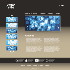 Wall Mural - abstract business web site design template vector