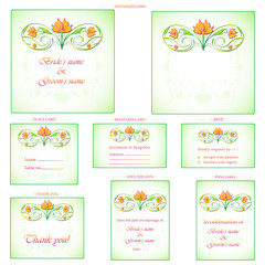 Wall Mural - Reception Card