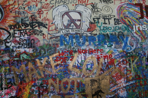 Obraz na płótnie canvas trzyczęściowy "tryptyk" Graffiti