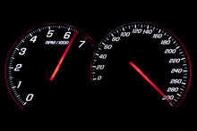 Speedometer And Revcounter Reaching The Limit